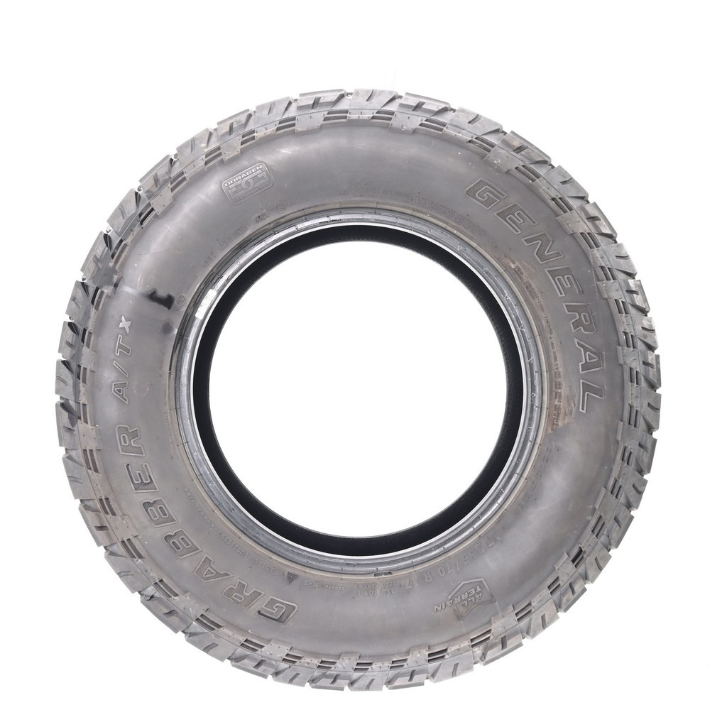 Set of (4) Used LT 265/70R17 General Grabber ATX 112/109T – 9.5-11/32