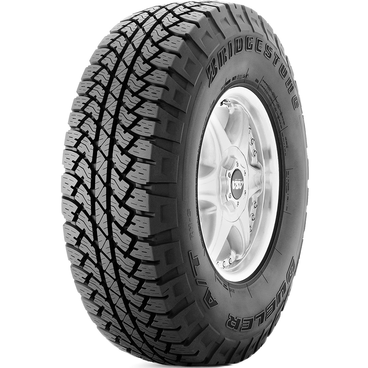 4 Tires Bridgestone Dueler A/T RH-S 255/75R17 115T AT All Terrain