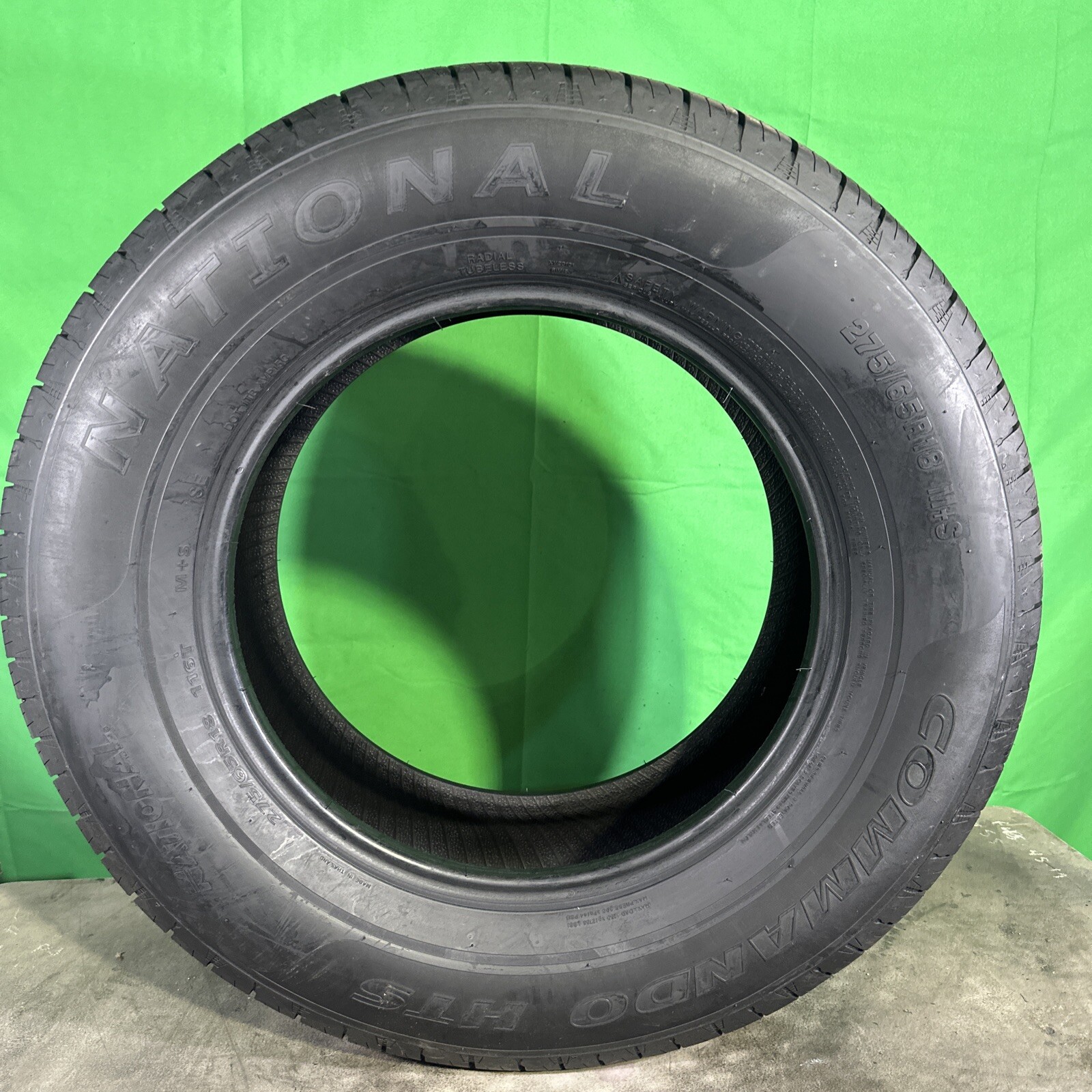 Single,Used-275/65R18 National Commando HTS 116T 9/32 DOT 0321