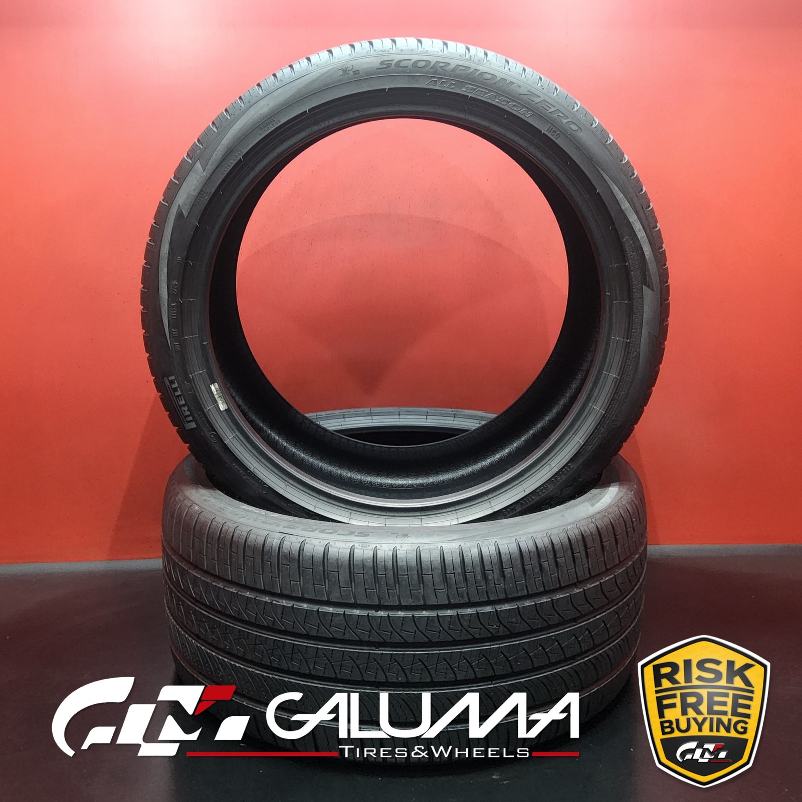 Set of 2 Tires LikeNEW Pirelli Scorpion Zero All season NC0 XL 315/35R22 #91398