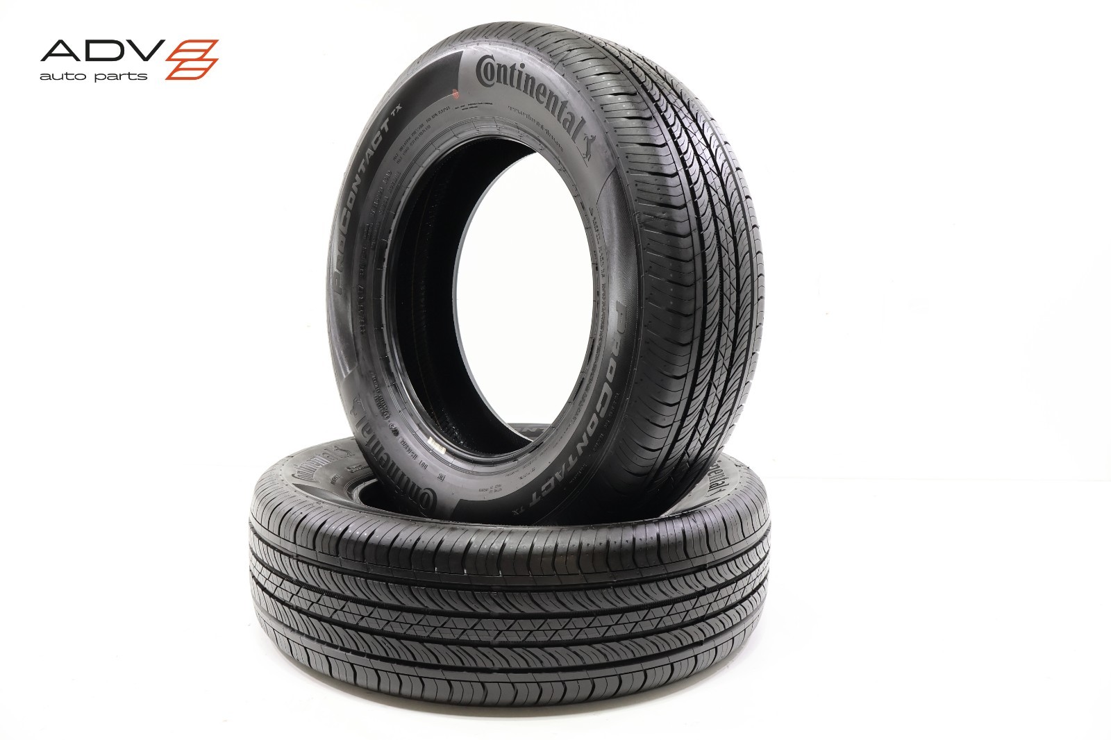CONTINENTAL PROCONTACT TX 225/65 R17 102H M+S 8/32 NDS OEM -TWO USED TIRES-