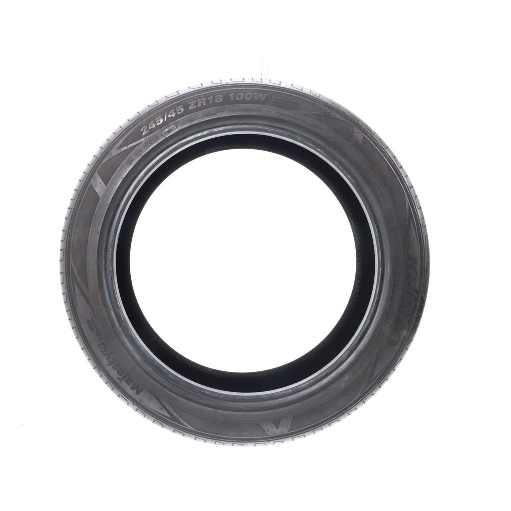 Used 245/45ZR18 Kumho Majesty 9 Solus TA91 100W – 8/32