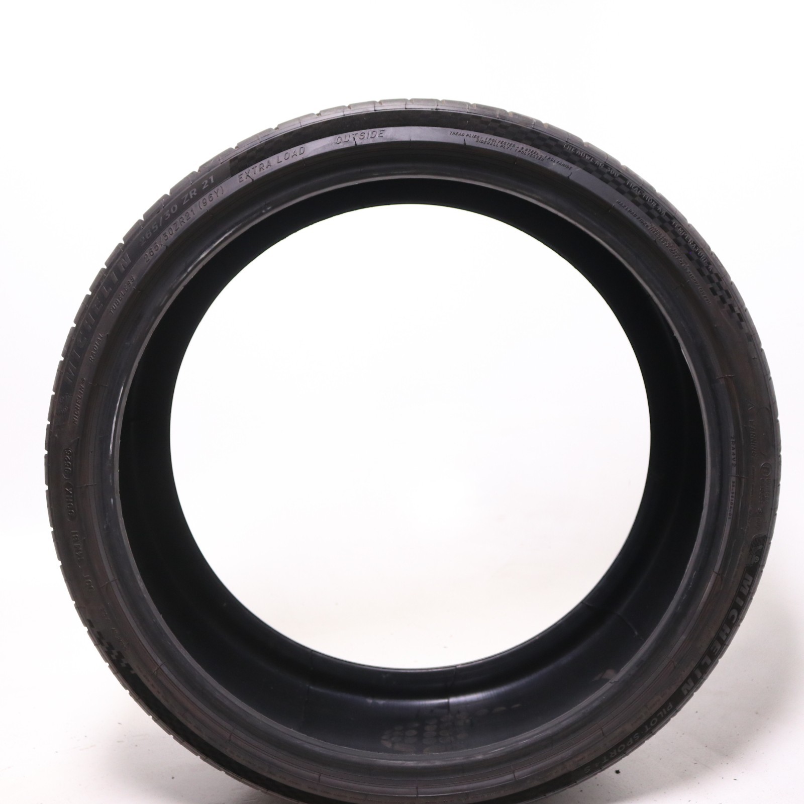 Used 265/30ZR21 Michelin Pilot Sport 4 S – 96Y – 9/32 No Repairs