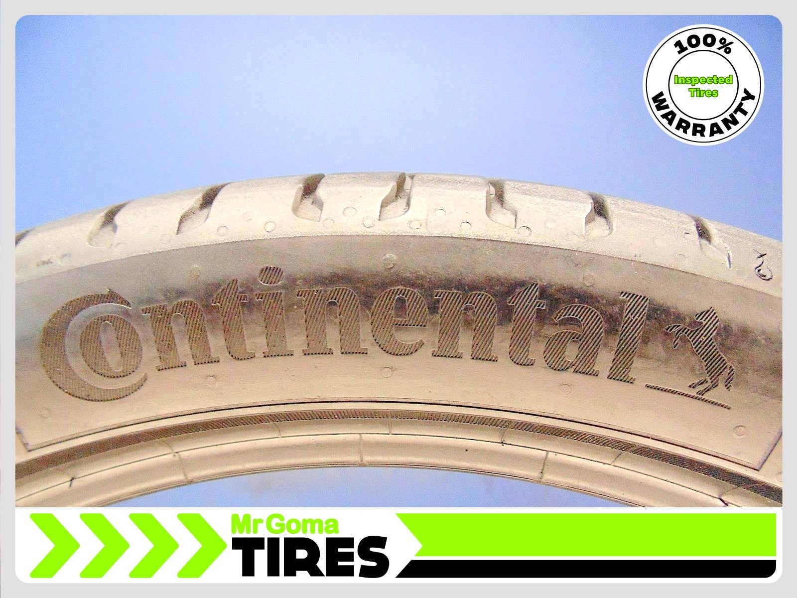 1 CONTINENTAL ECOCONTACT 6 Q MO XL 245/40R20 USED TIRE 7.3/32 TREAD 99Y 2454020