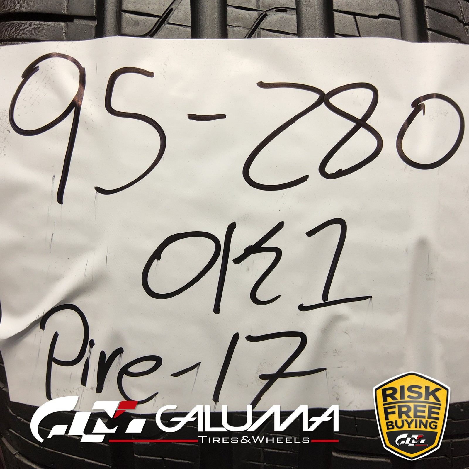 1 Tire Pirelli Cinturato P7 All Season RunFlat 225/50/17 R17 94V NoRepairs 95280