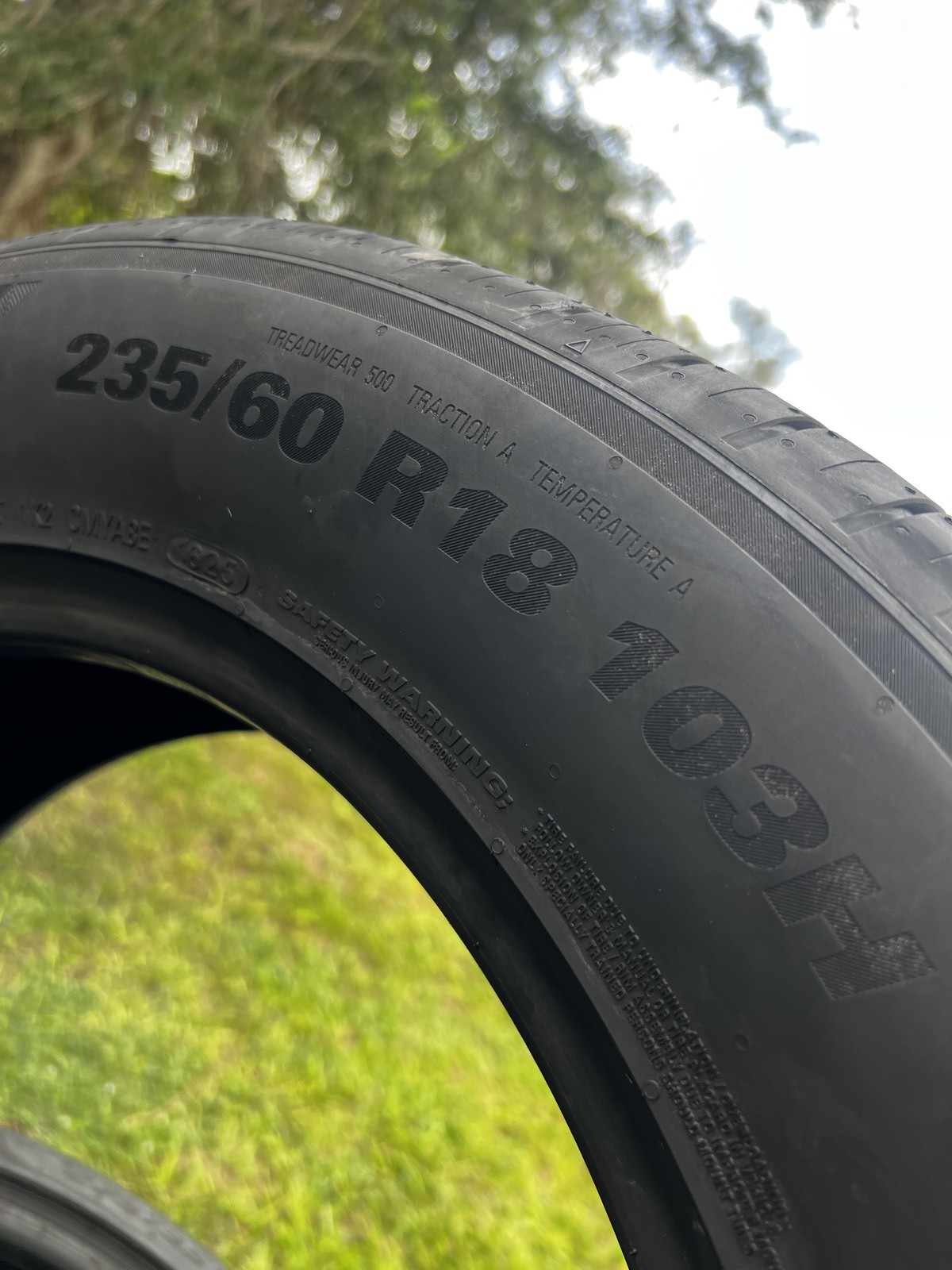 1 Tire Kumho Crugen HP71 235/60R18 103H DOT.1625 9/32