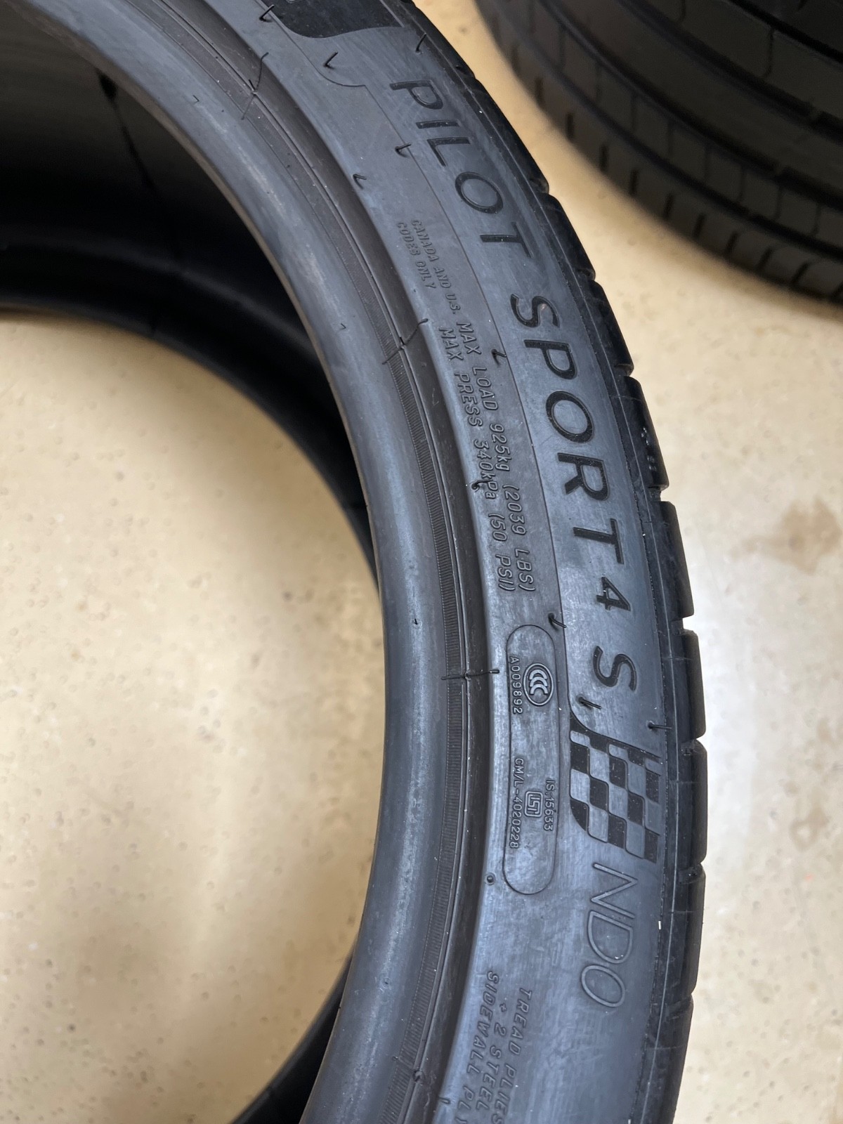 1 – NICE 315/30ZR21 XL (105Y) Michelin Pilot Sport 4 S (ND0) Porsche – 3139