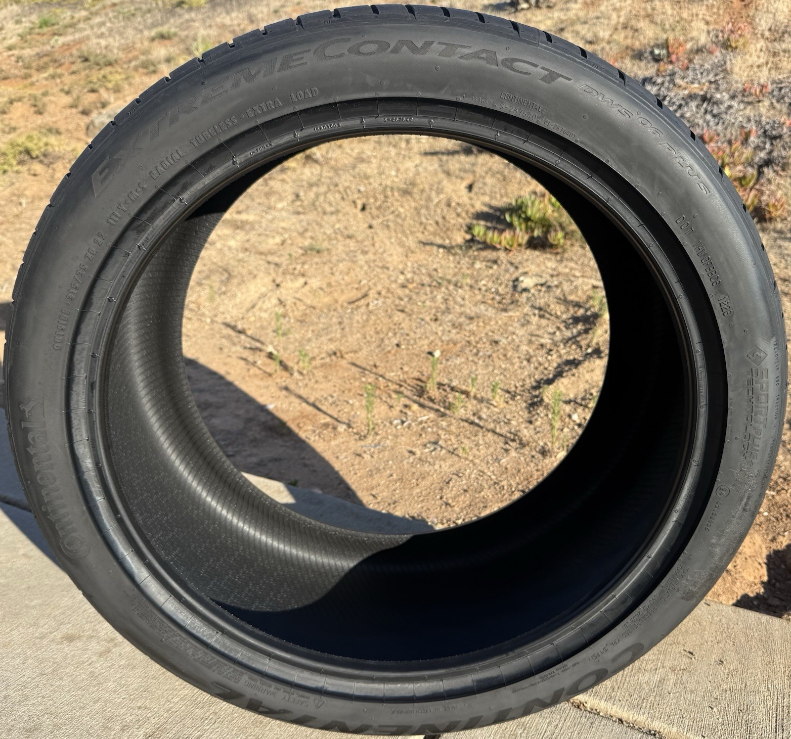 TWO BRAND NEW 315/35ZR22 111Y Continental ExtremeContact DWS 06 Plus DWS06+