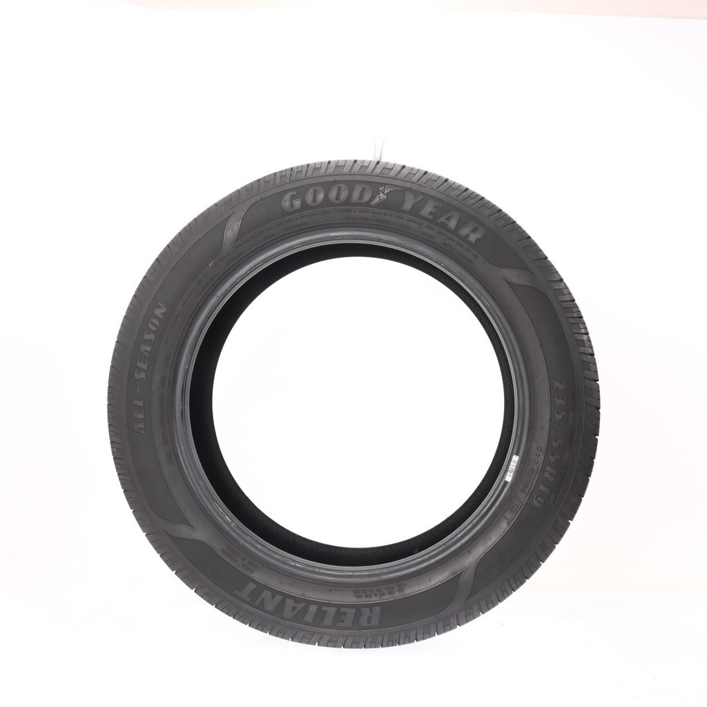 Set of (4) Used 235/55R19 Goodyear Reliant All-season 101V – 6-7.5/32