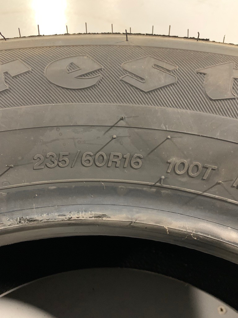 2 New 235 60 16 Firestone Champion Fuel Fighter All Season Tires