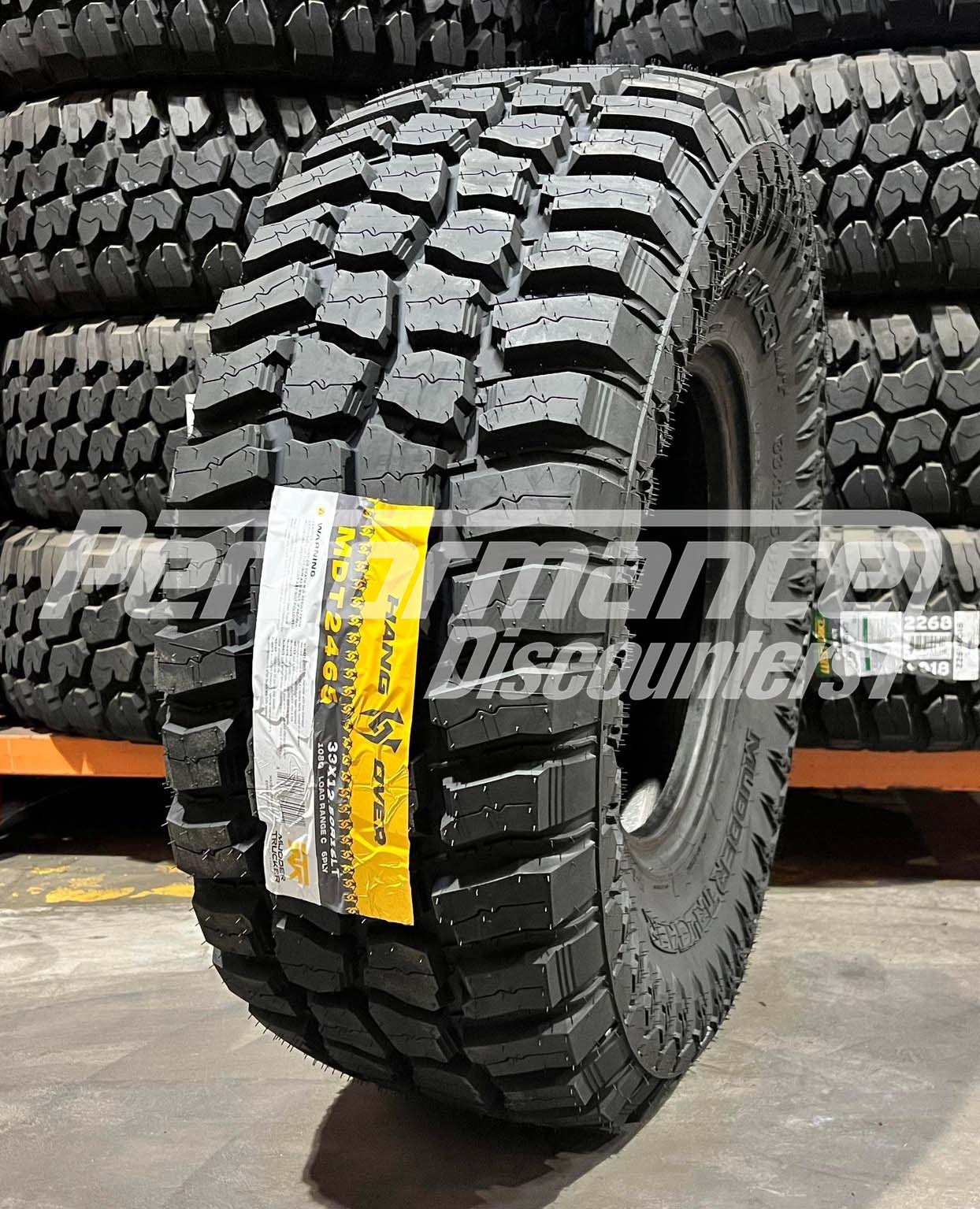 2 New Mudder Trucker Hang Over M/T Mud Tires 33X12.50R15 331250R15 33 12.50 15