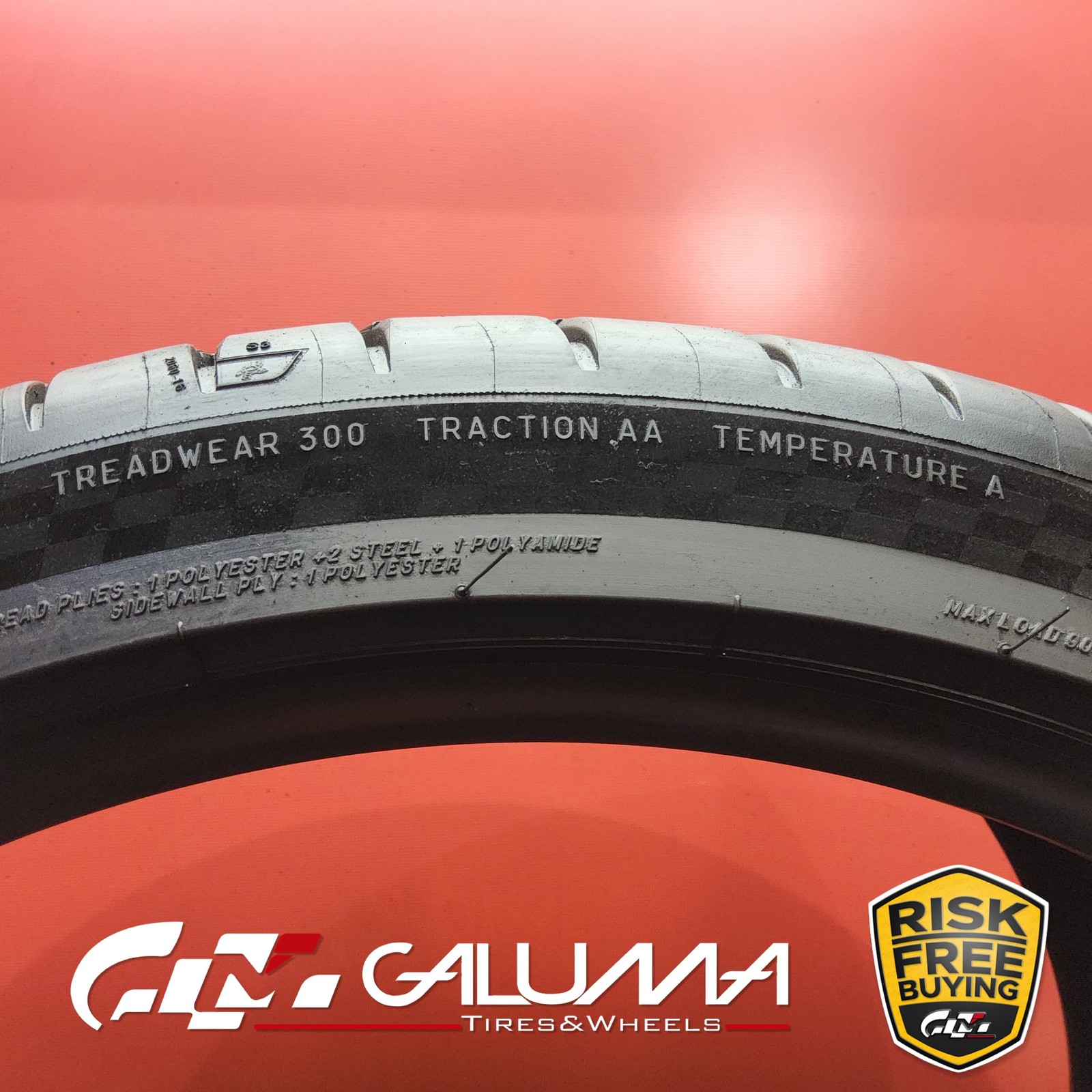 Set of 2 Tires LikeNEW Michelin Pilot Sport 4S MO1A 305/30ZR21 No Repairs #96210