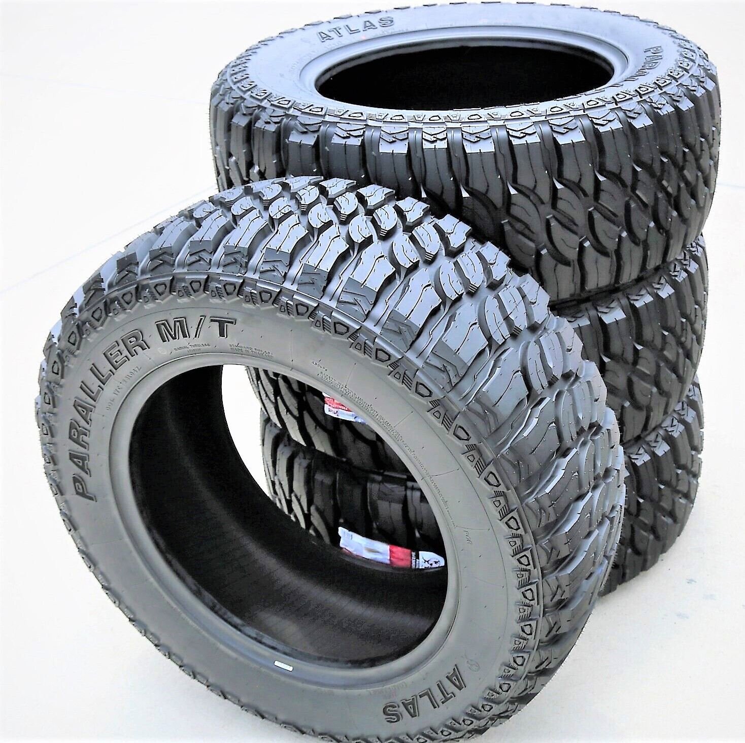 4 Tires Atlas Paraller M/T LT 275/70R18 Load E 10 Ply MT Mud