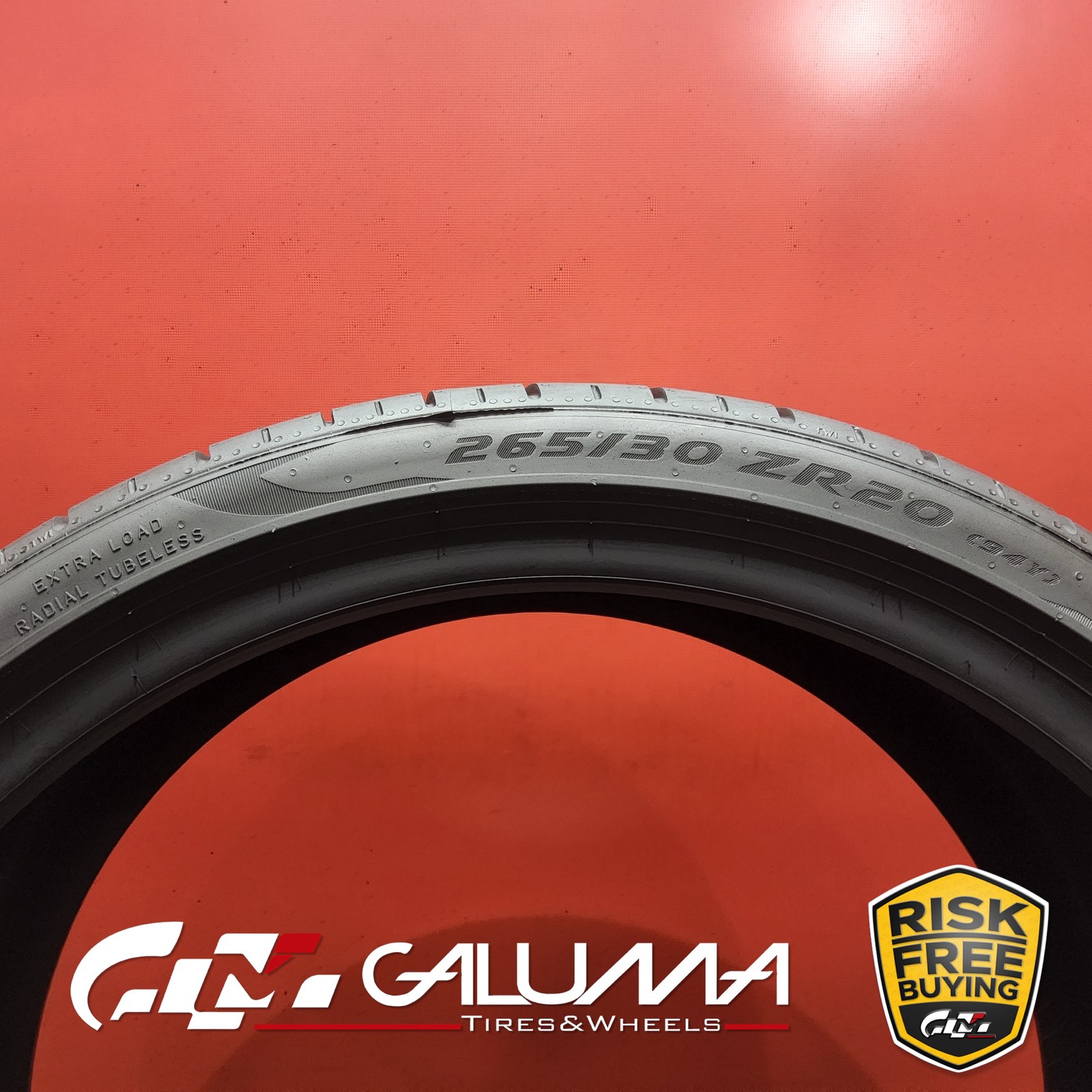 1 Tire LikeNEW Pirelli P Zero PZ4 (MGT) XL 265/30ZR20 265/30/20 No Repairs 95400