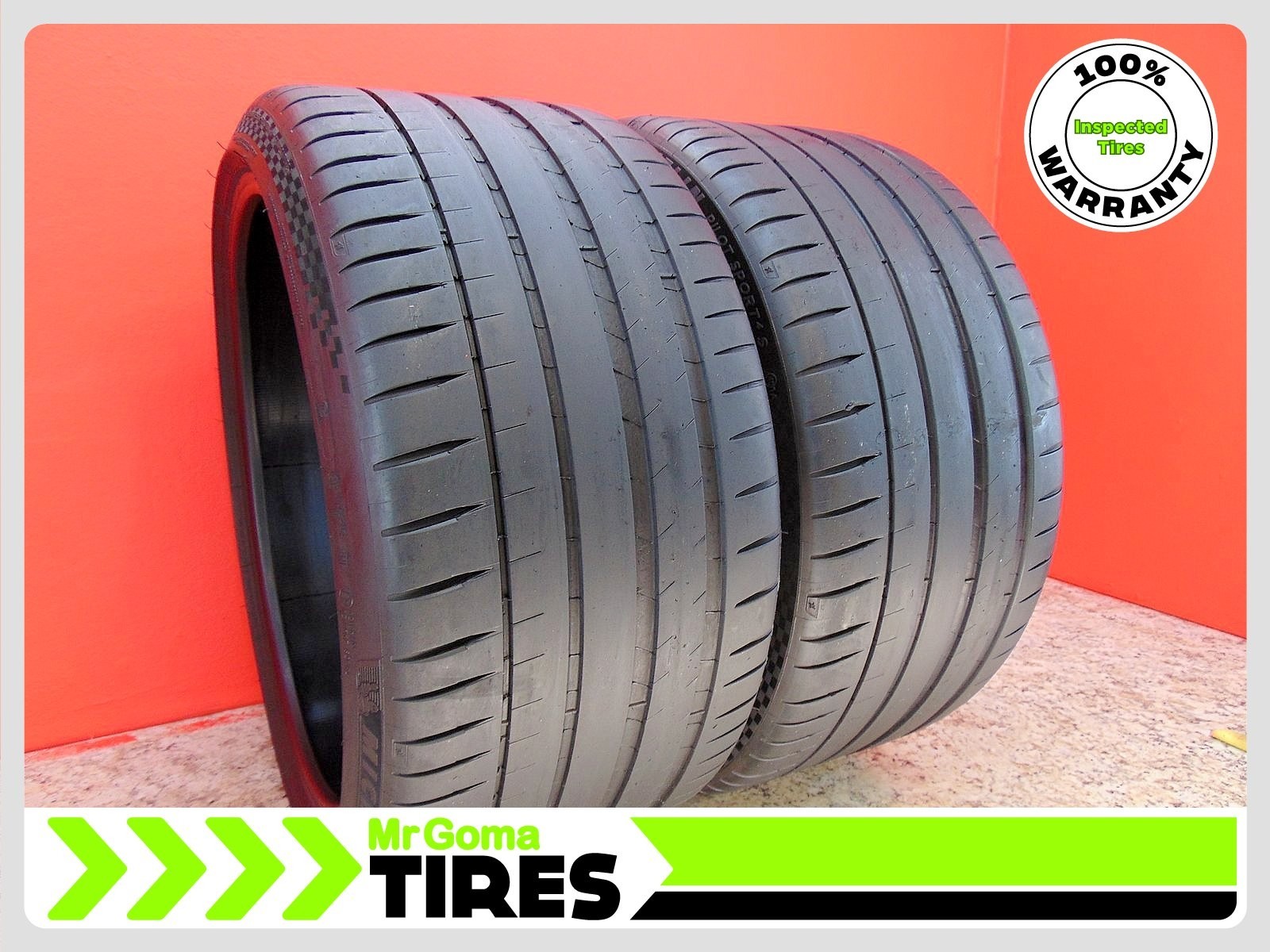 2 MICHELIN PILOT SPORT 4S MO1A XL 305/30ZR21 USED TIRES 6.6/32 TREAD 3053021