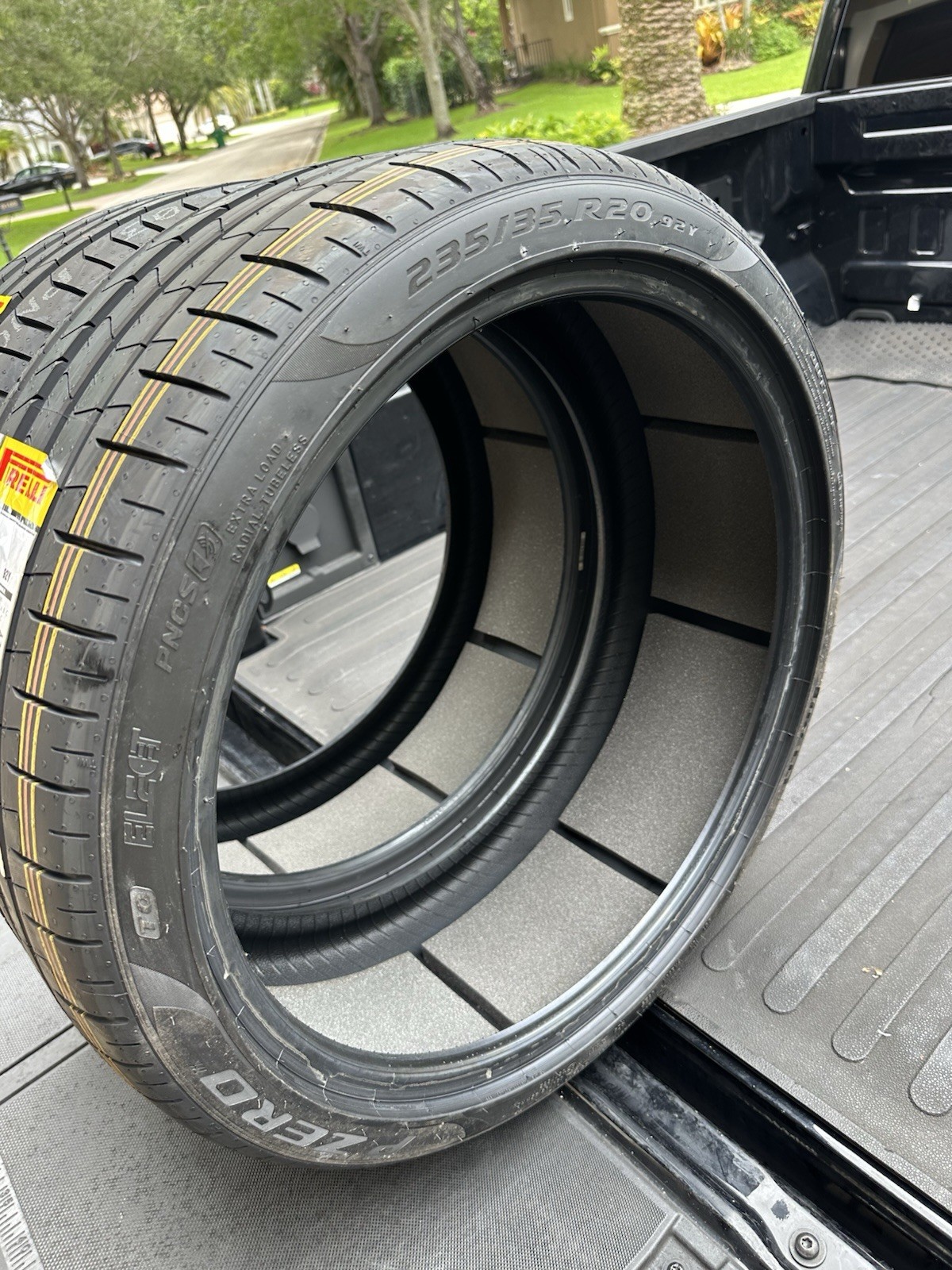 Pirelli PZero PZ4 235/35R20 XL 92Y New Pair Of 2 PNCS Foam (T0) Tesla 3 Tires