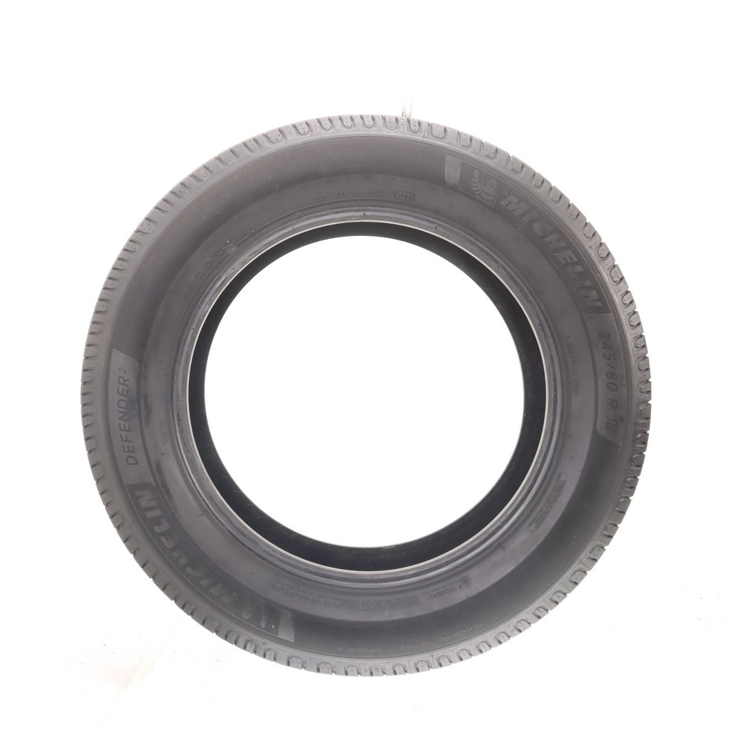 Set of (4) Used 245/60R18 Michelin Defender 2 105H – 8.5-9.5/32