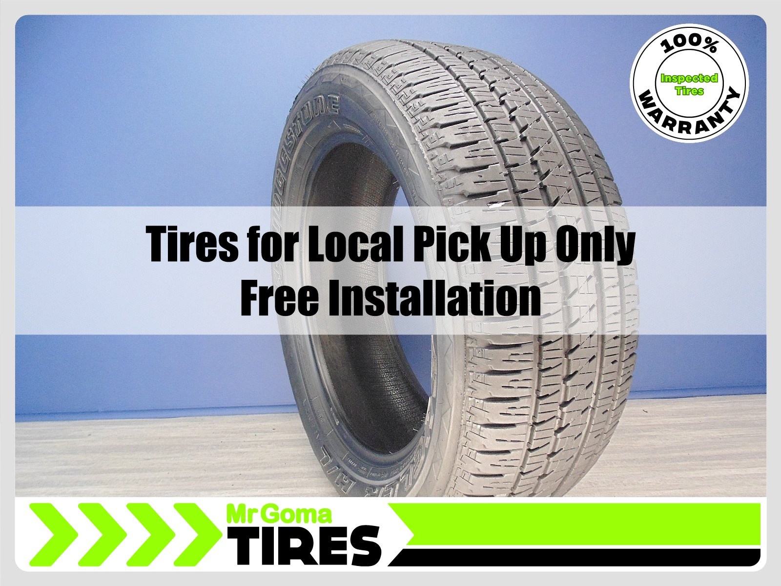 1 BRIDGSTONE DUELER H/L ALENZA 275/55R20 USED TIRE 9.7/32 TREAD 113T 2755520