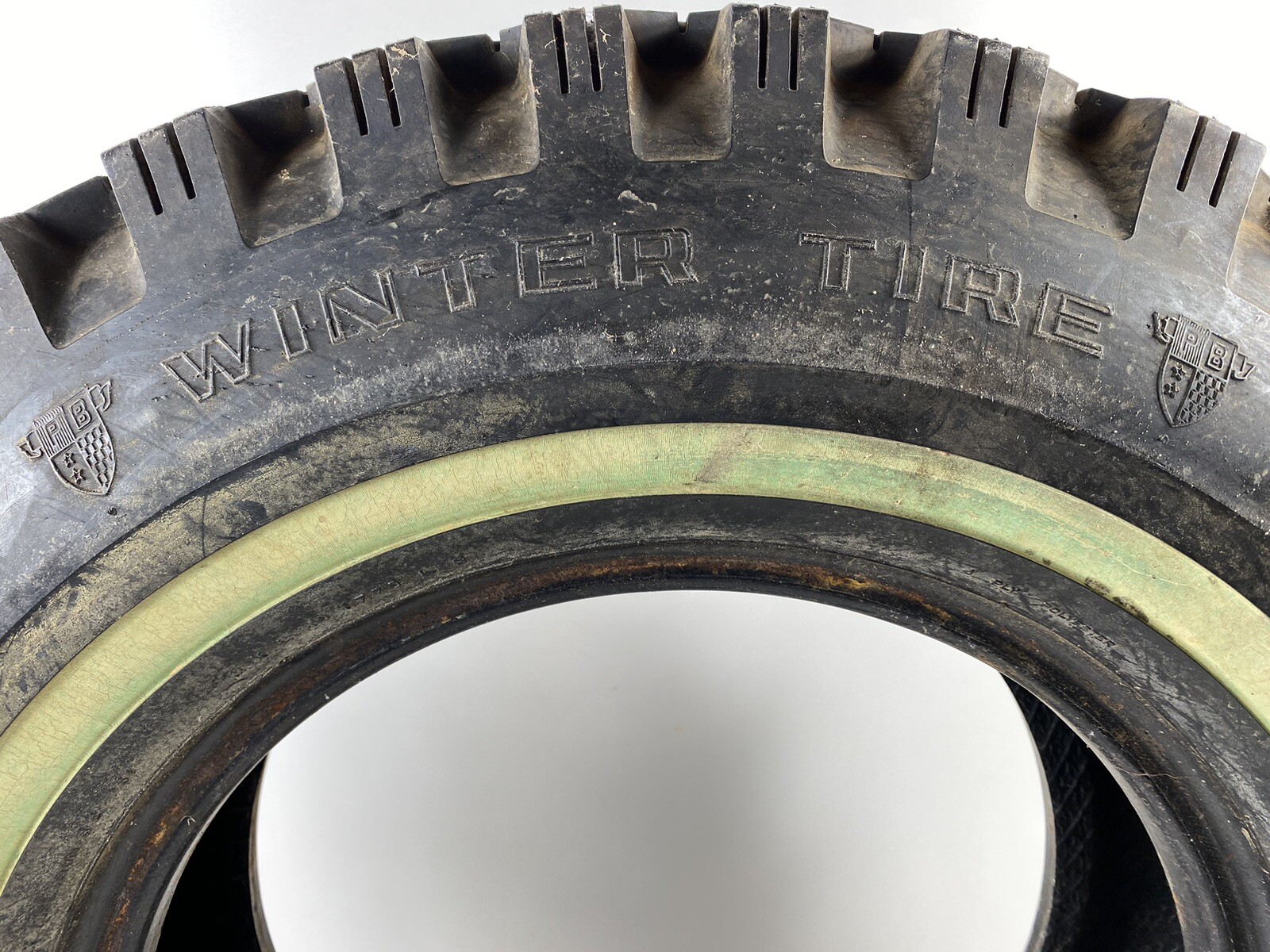 Vtg SafeMark Mud Snow Tire 4 Ply H-78-15 Display Only Mud Grip JEEP CJ Wagoneer