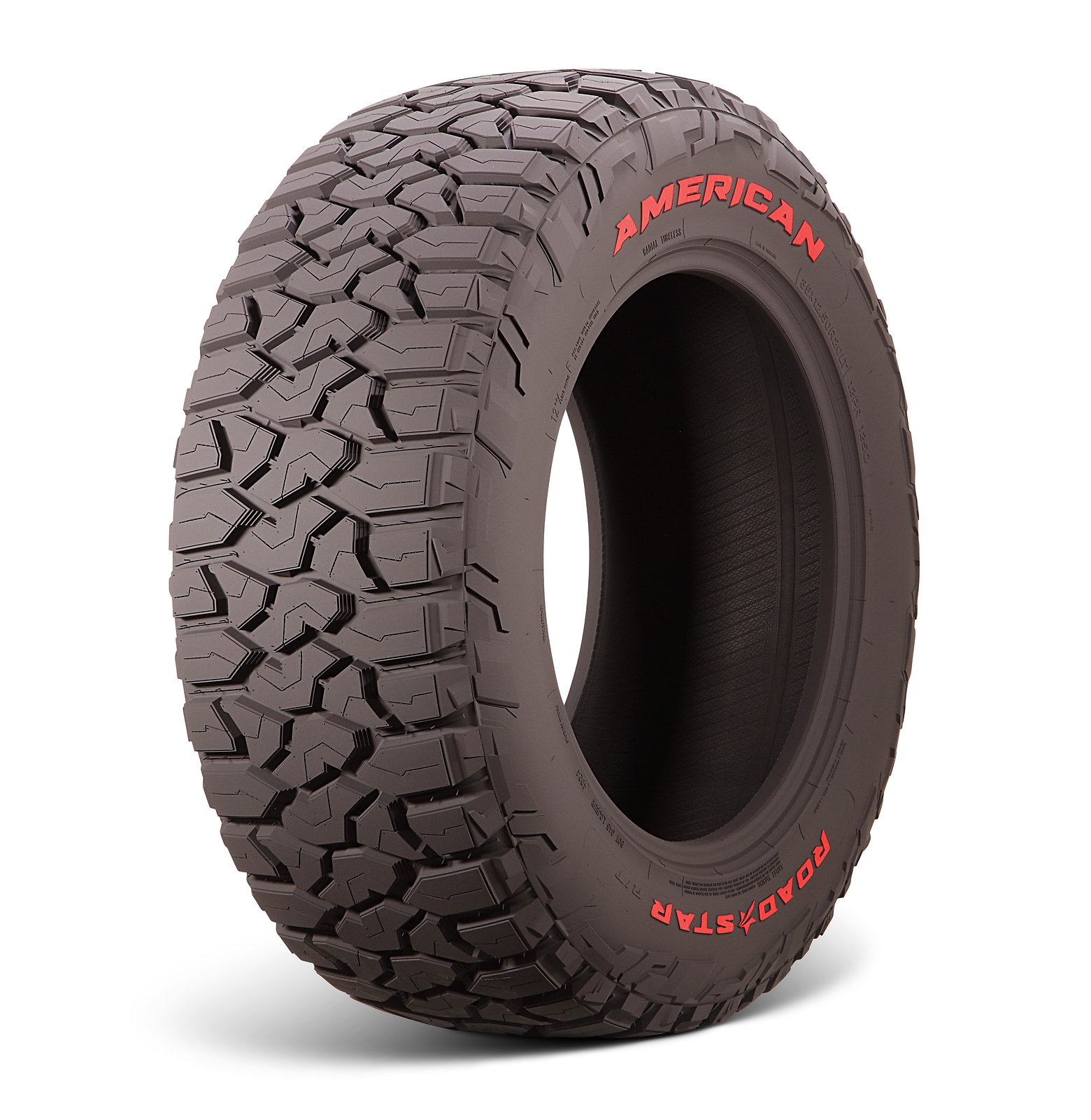 4 New 35×12.50R17 American Roadstar R/T Tire 121Q RL 35 12.50 17 35×12.5R17 LRF