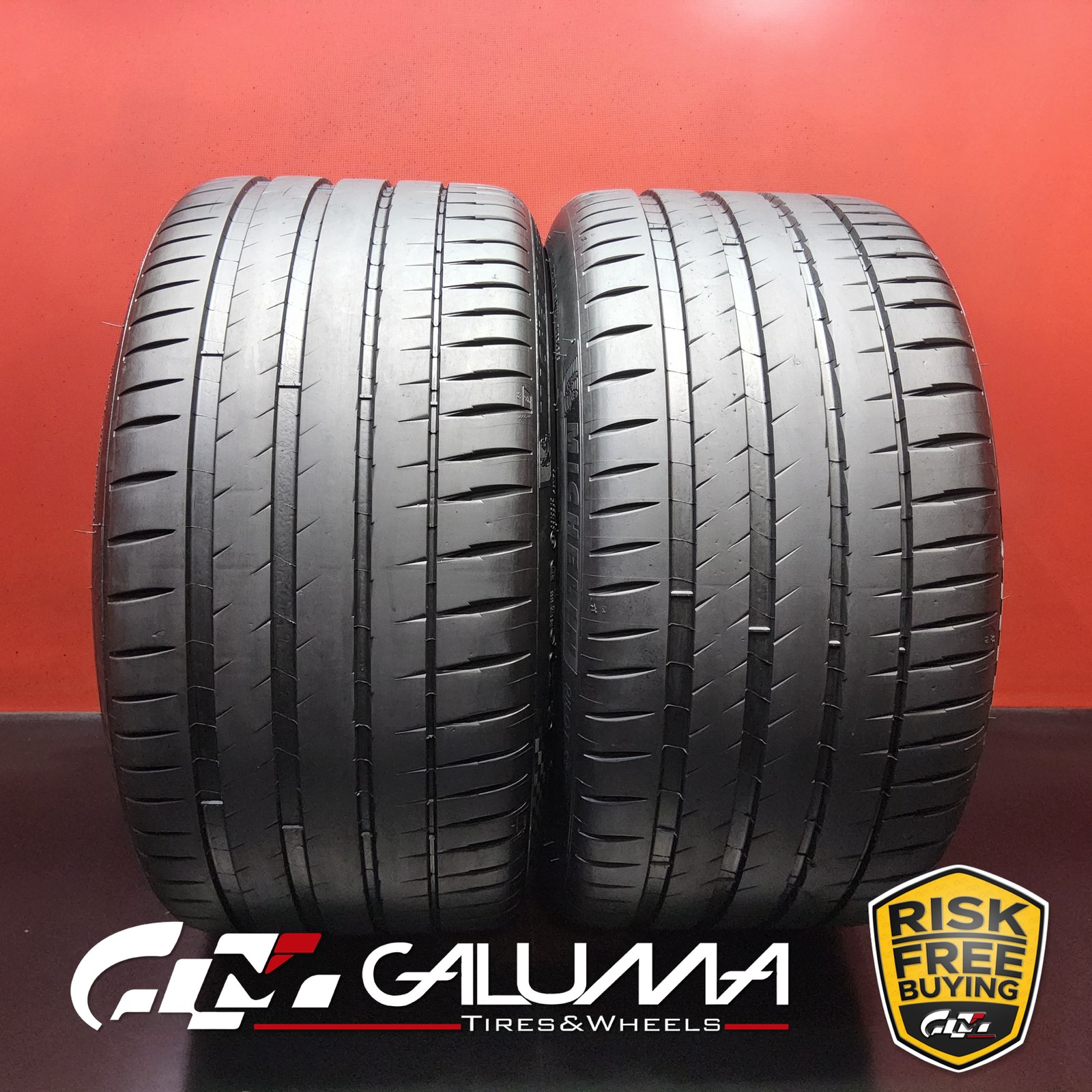 Set of 2 Tires LikeNEW Michelin Pilot Sport 4S MO1A 305/30ZR21 No Repairs #96210
