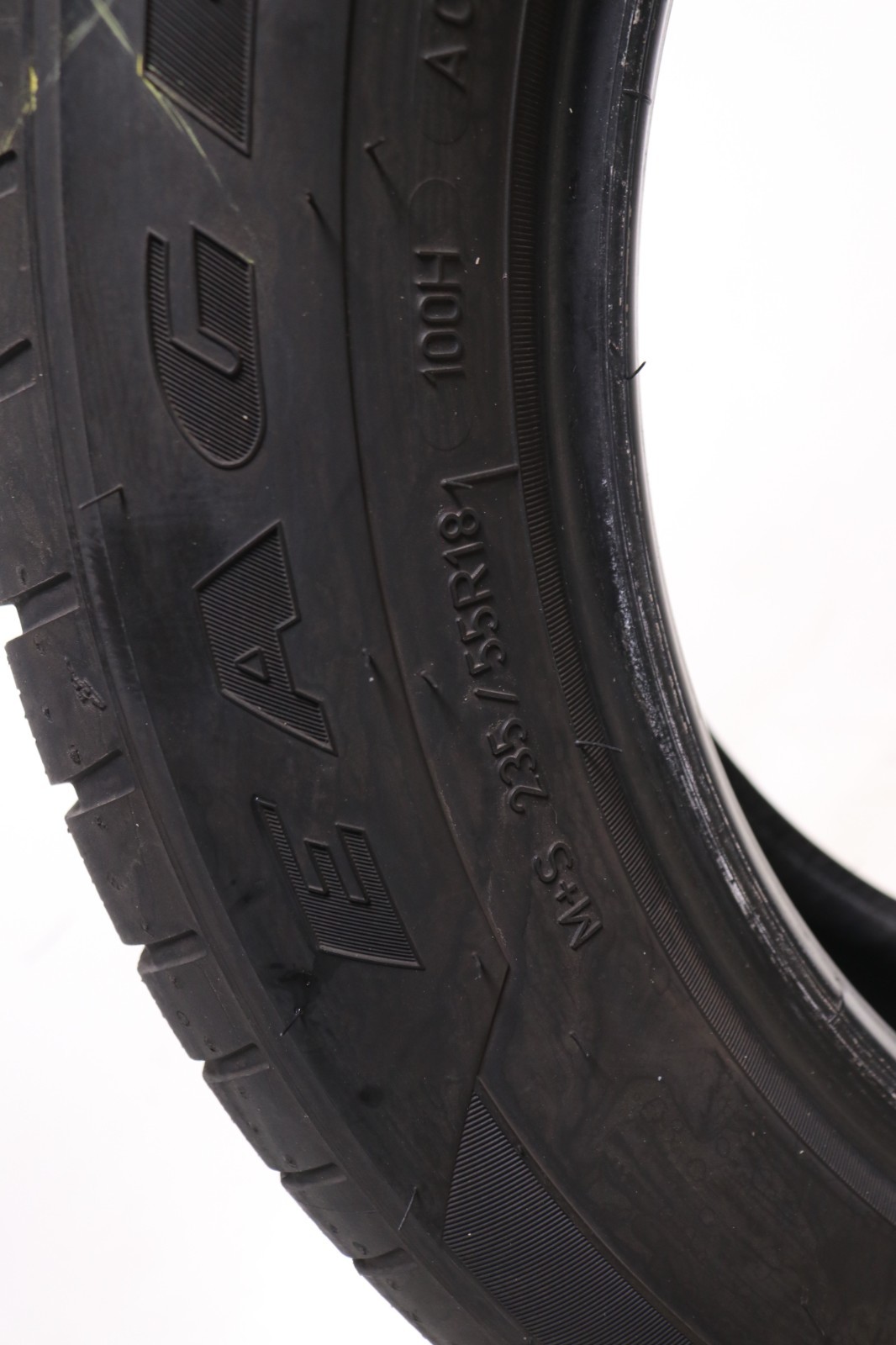 Used 235/55R18 Goodyear Eagle Sport AO – 100H – 9/32 No Repairs