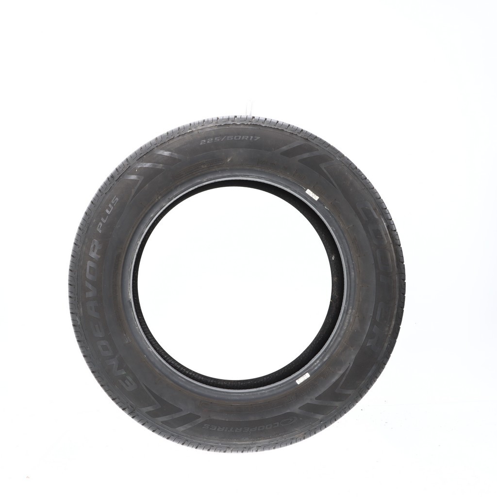 Set of (4) Used 225/60R17 Cooper Endeavor Plus 99H – 8-9.5/32 (10PN9)