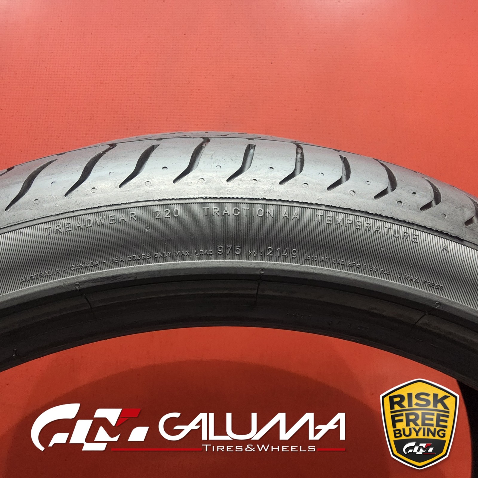 1 (One) Tire Pirelli P Zero N0 XL 315/30ZR22 315/30/22 3153022 No Repairs #89403