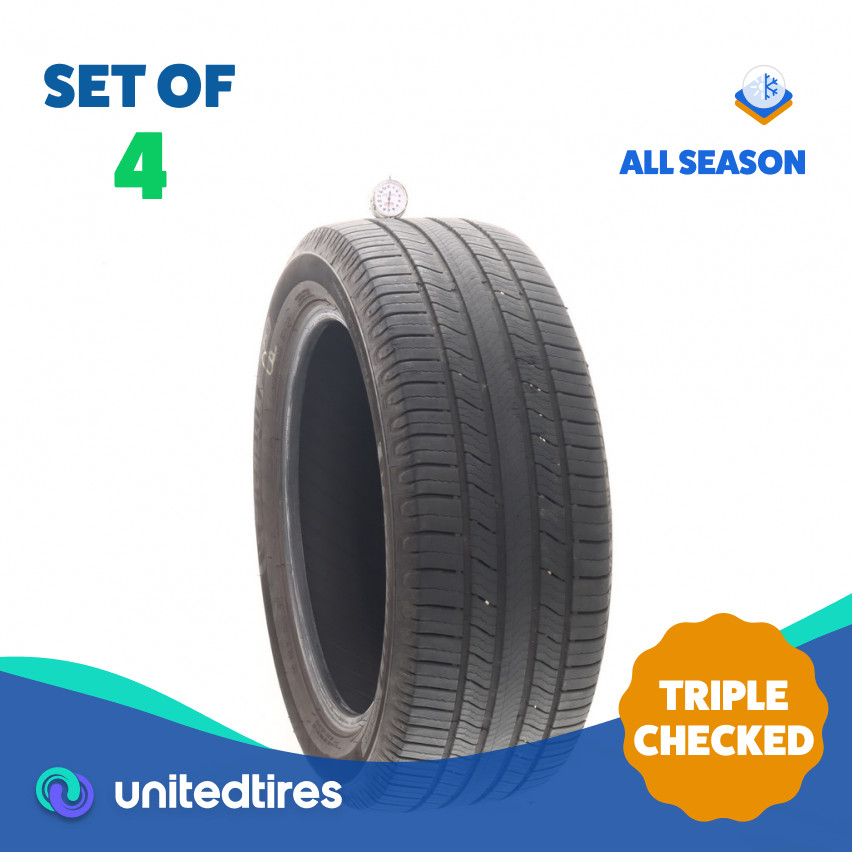 Set of (4) Used 255/50R20 Michelin Defender 2 109H – 7-8/32