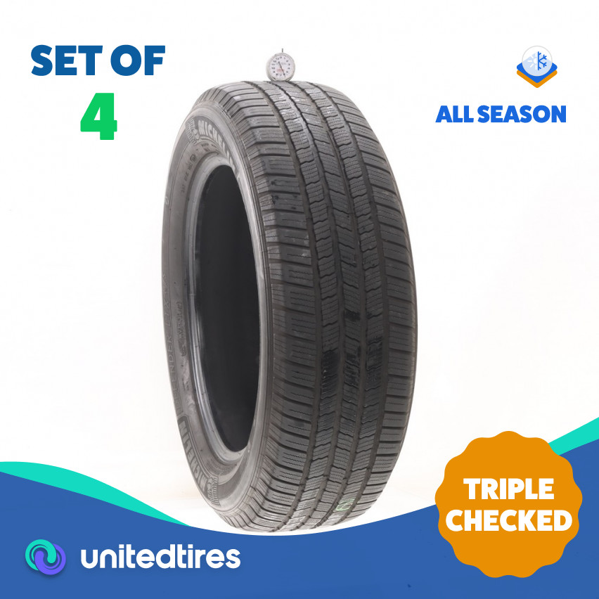 Set of (4) Used 245/60R20 Michelin Defender LTX M/S 107H – 6-7.5/32