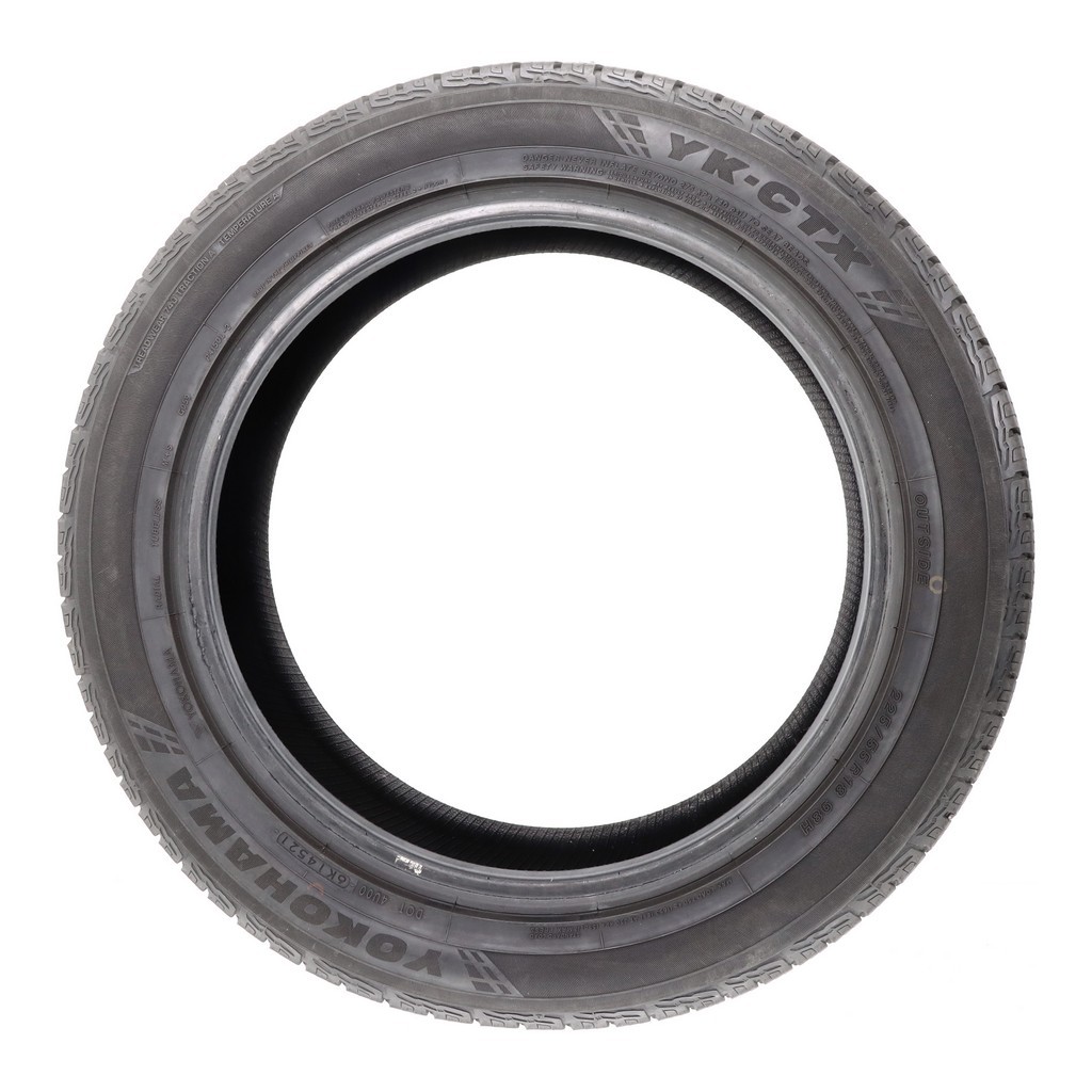 Set of (4) Used 225/55R18 Yokohama YK-CTX 98H – 9.5-11/32 (1AD0R)