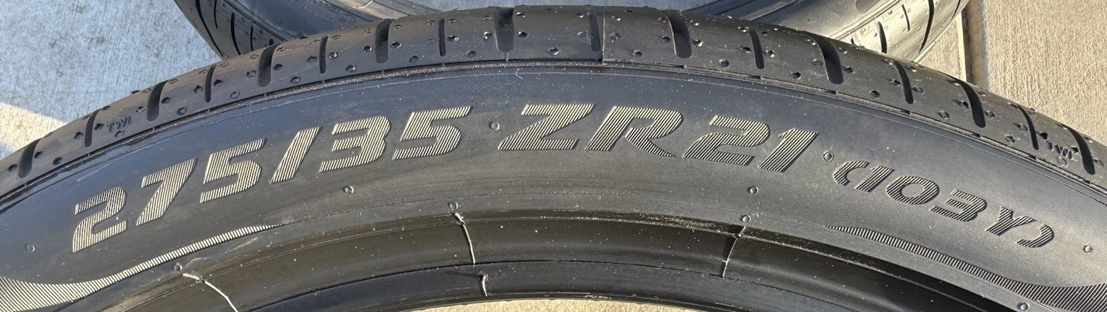TWO BRAND NEW 275/35ZR21 (103Y) Pirelli P Zero PZ4 Sport N1 Porsche PNCS Tires