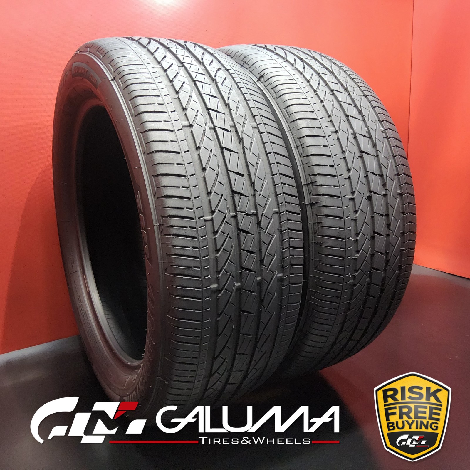 Set of 2 Tires Bridgestone Dueler H/P Sport AS RFT Run Flat ★ XL 245/50R19 94590