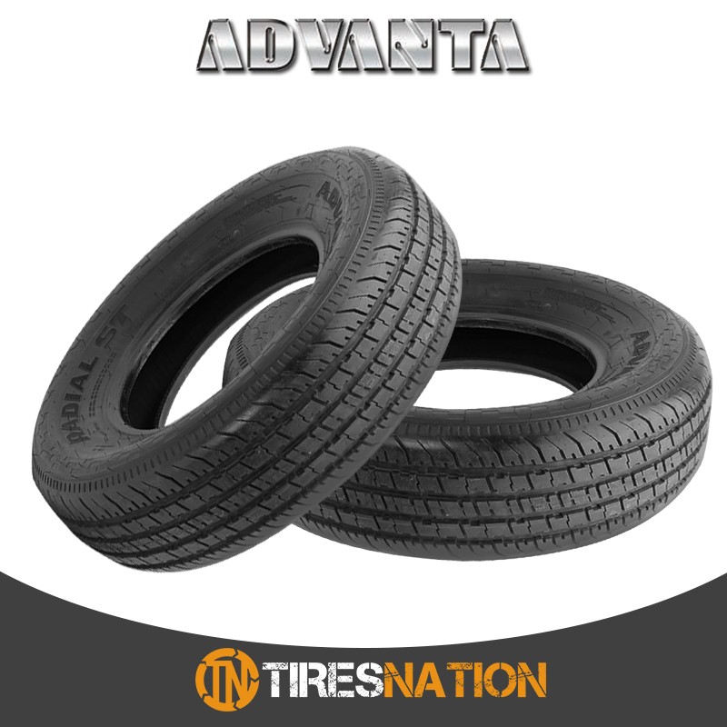 (1) New Advanta ST Radial ST235/80R16 127/122N F Tires