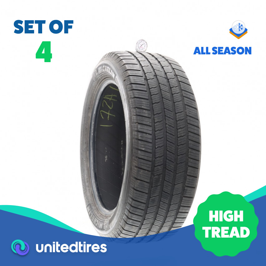 Set of (4) Used 265/50R20 Michelin Defender LTX M/S 107T – 8.5-9.5/32