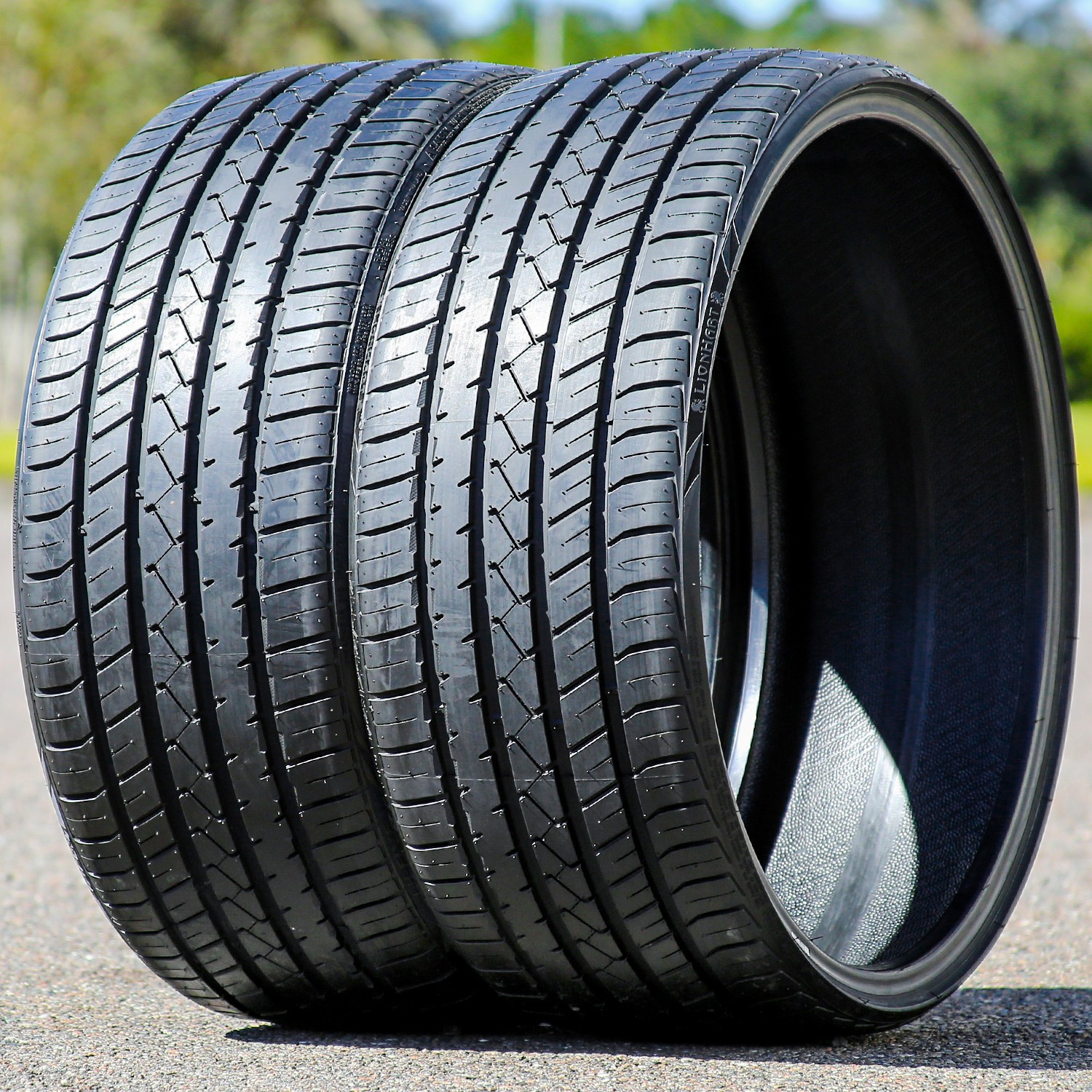 2 Tires Lionhart LH-FIVE 255/30ZR24 255/30R24 97W XL AS Performance A/S