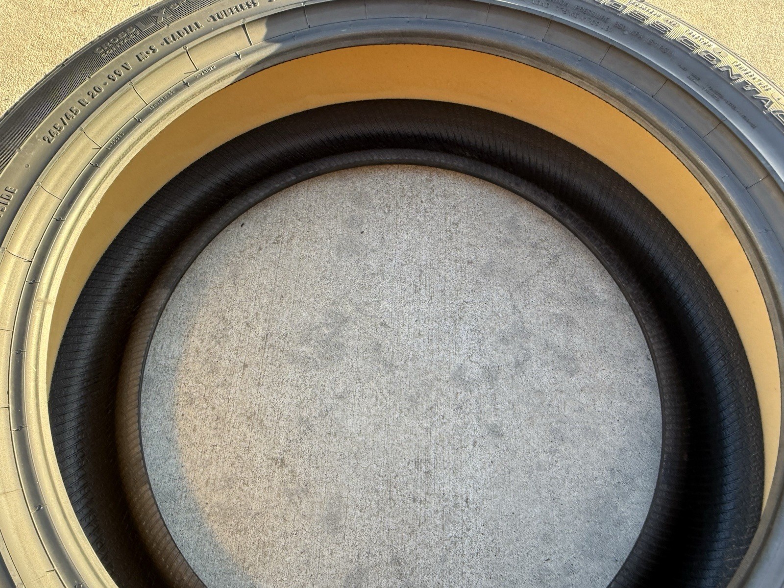 TWO BRAND NEW 245/45R20 Continental CrossContact LX Sport ContiSilent Foam Tires