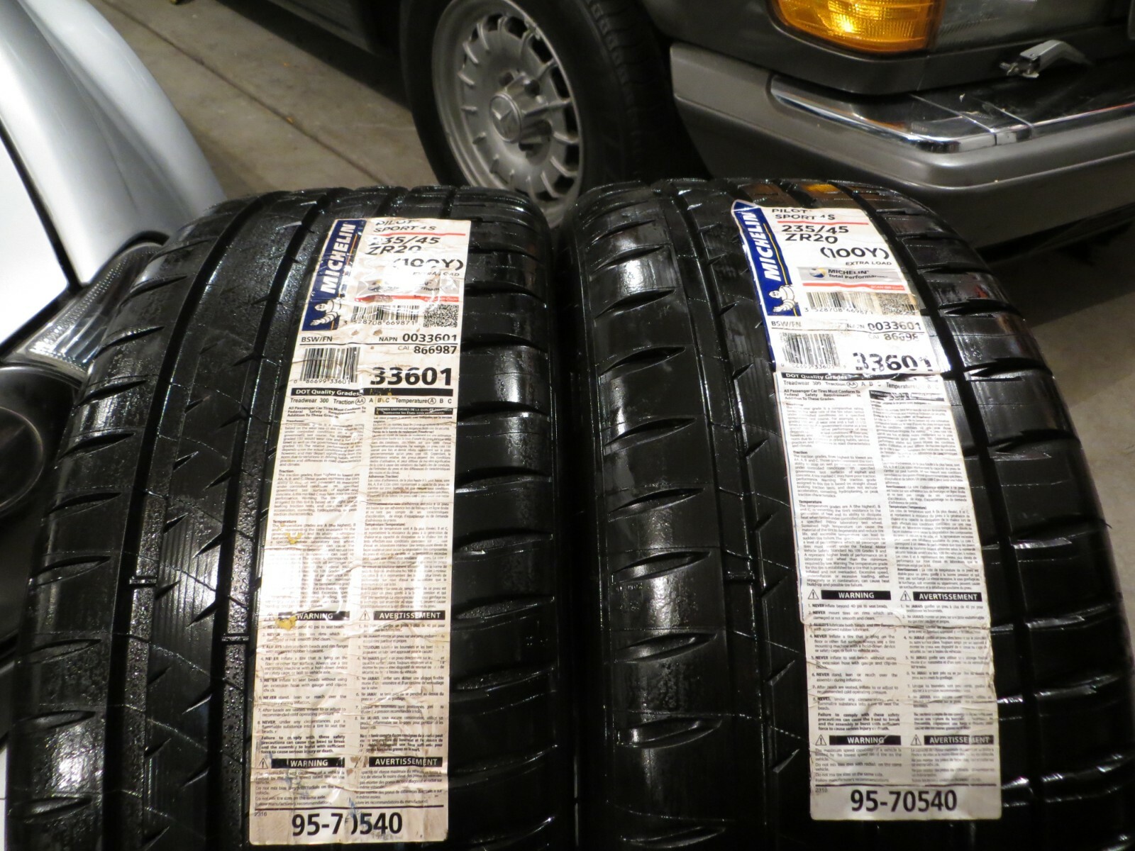 NEW 2 TWO MICHELIN PILOT SPORT 4S 4 S 235/45ZR20 100Y XL FRANCE 235 45 20 2775