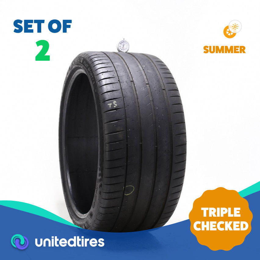 Set of (2) Used 315/30ZR22 Michelin Pilot Sport 4 S 107Y – 7/32