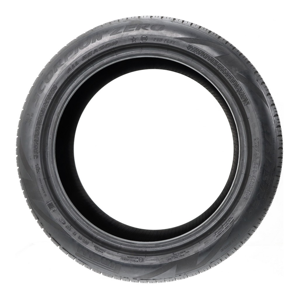 Set of (4) Used 275/45R20 Pirelli Scorpion Zero Run Flat 110H – 6-7.5/32 (VSF6)