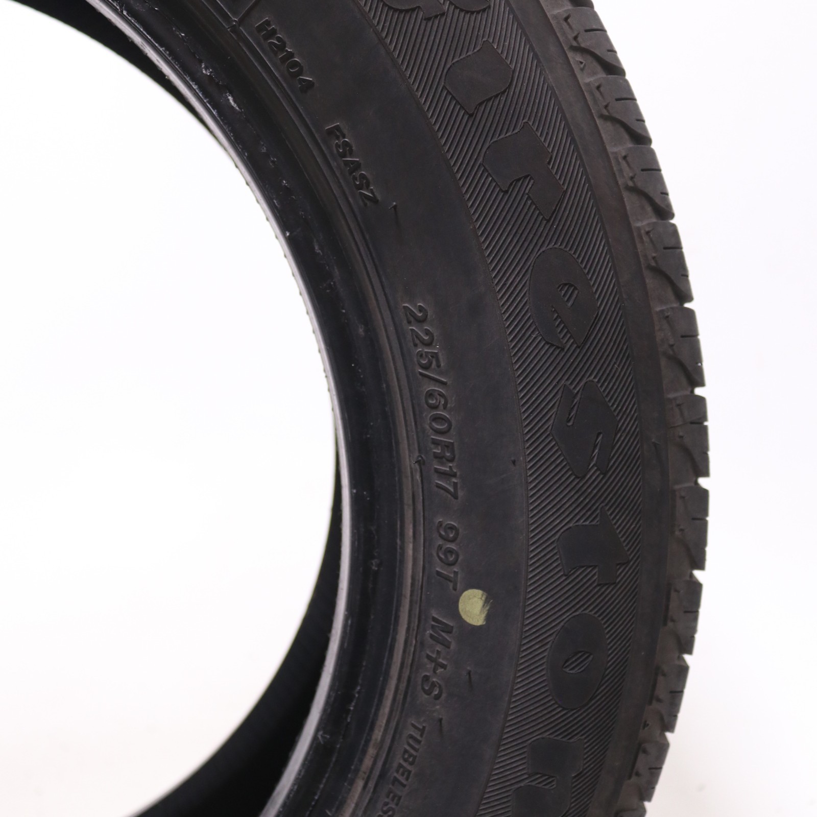 Set of 4 Used 225/60R17 Firestone All Season – 99T – 8-8.5/32