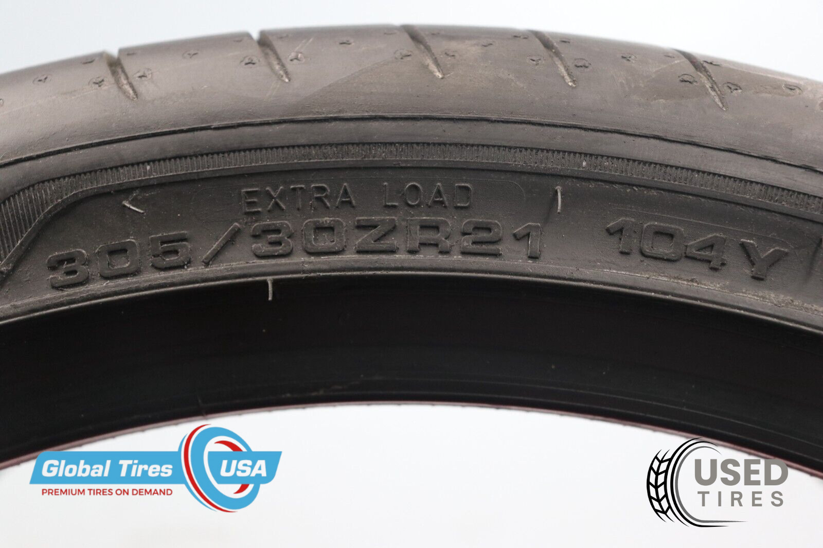 4 Used GoodYear Eagle F1 Asymmetric 3 NFO 305/30ZR21 104Y & 265/35ZR21 101Y