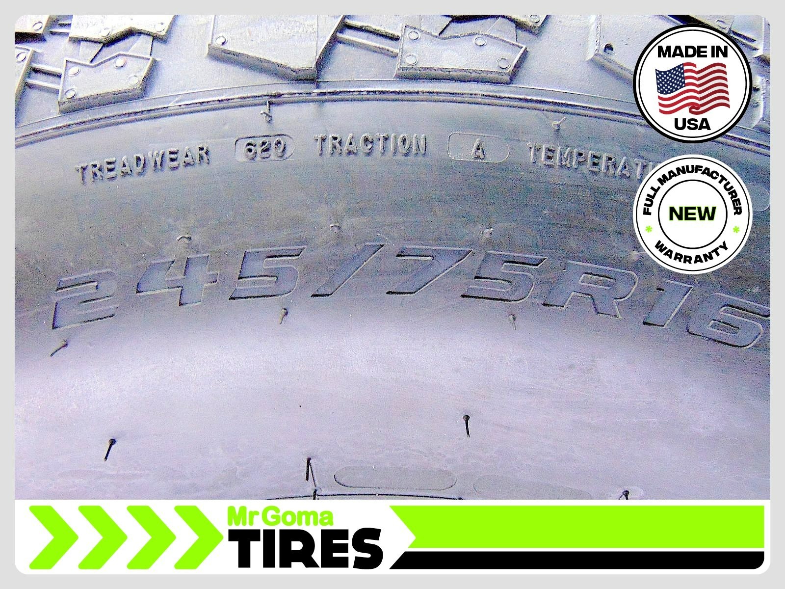 4 BRAND NEW COOPER MASTERCRAFT COURSER TRAIL 245/75R16 TIRES 111T 2457516