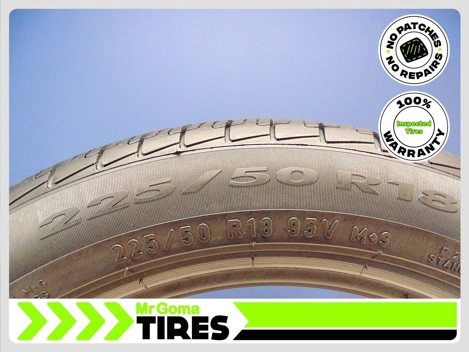 1 PIRELLI CINTURATO P7 A/S RSC RFT XL BMW 225/50R18 USED TIRE 7.3/32 TREAD 95V