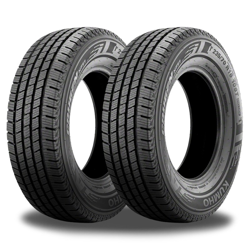 2 Kumho Crugen HT51C 225/75R16 121/120R E Commercial All Season Highway Tires