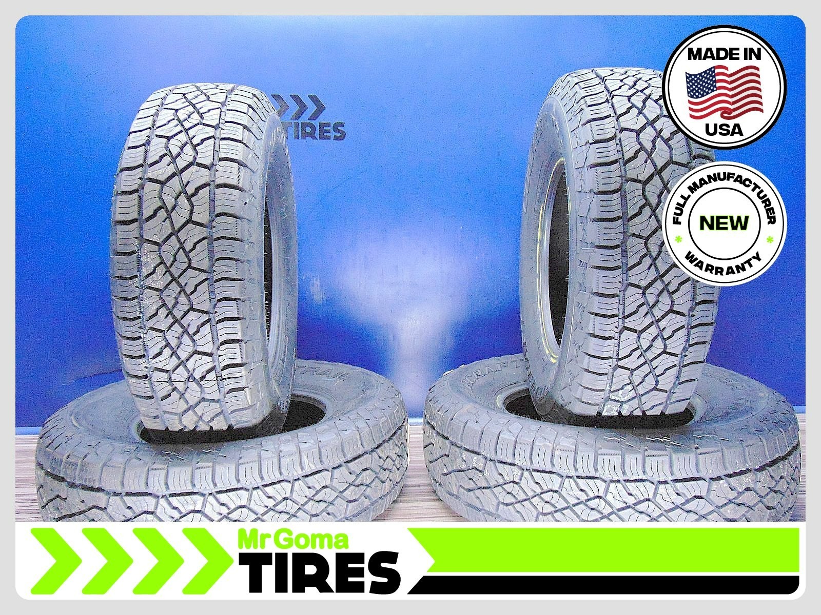 4 BRAND NEW COOPER MASTERCRAFT COURSER TRAIL 245/75R16 TIRES 111T 2457516