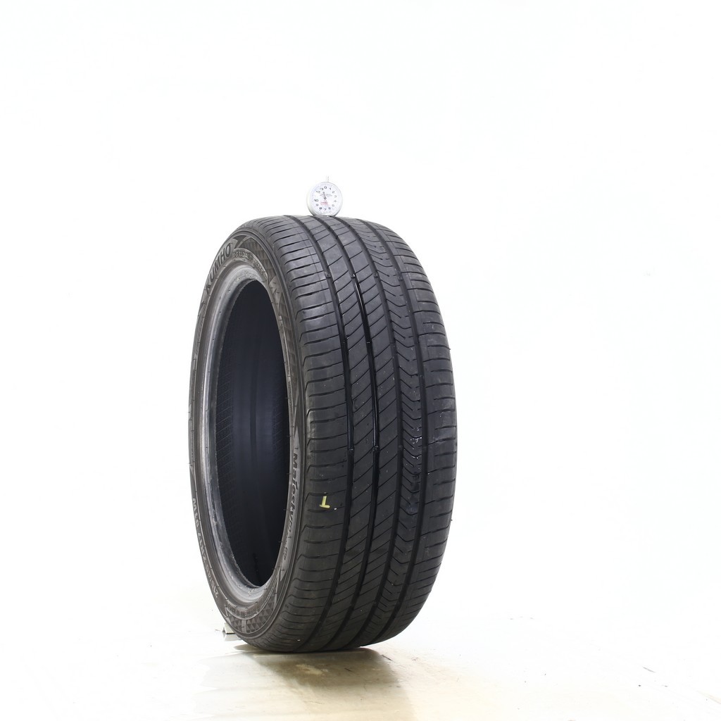 Set of (4) Used 215/45ZR17 Kumho Majesty 9 Solus TA91 91W – 6-7.5/32