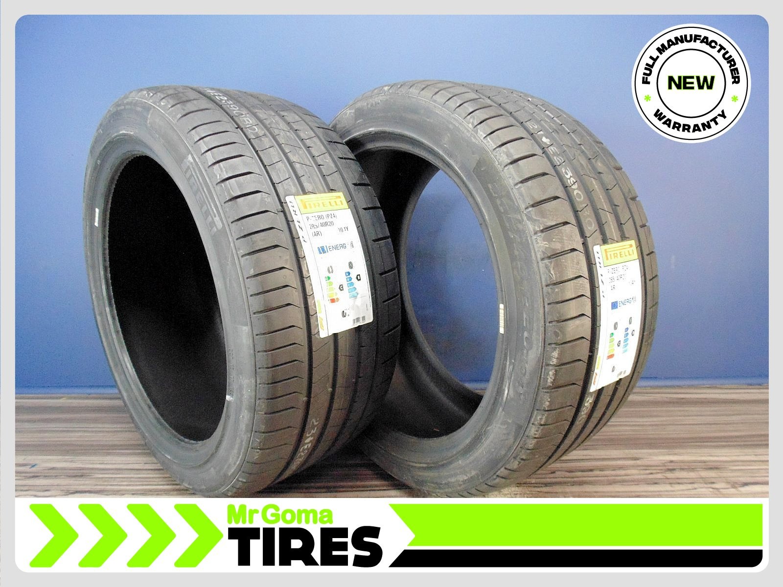2 New Pirelli P Zero PZ4 AR 285/40R20 104Y Tires Alfa Romeo Spec