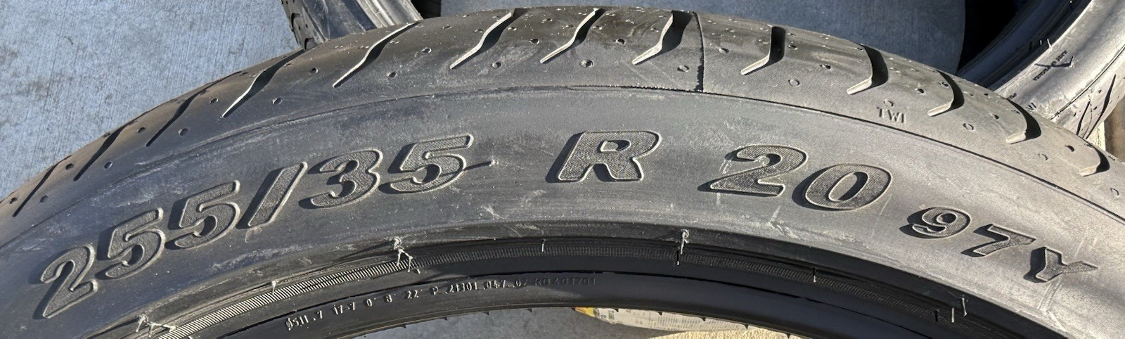 Set of TWO BRAND NEW 255/35R20 97Y Pirelli P Zero Tires Like Michelin Sport 4S!