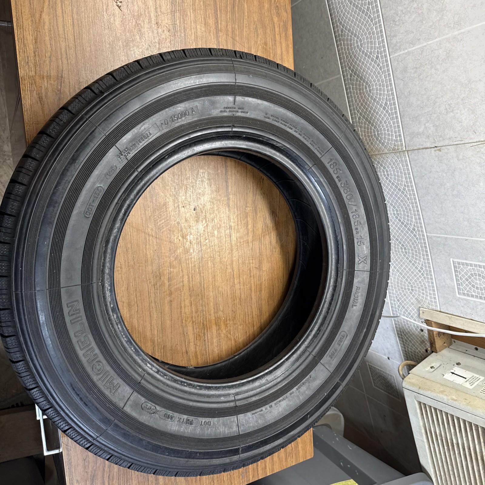 Michelin 185 – SR 380 / 185-15 X Made In France Tire #4 Triumph Jaguar MG ??